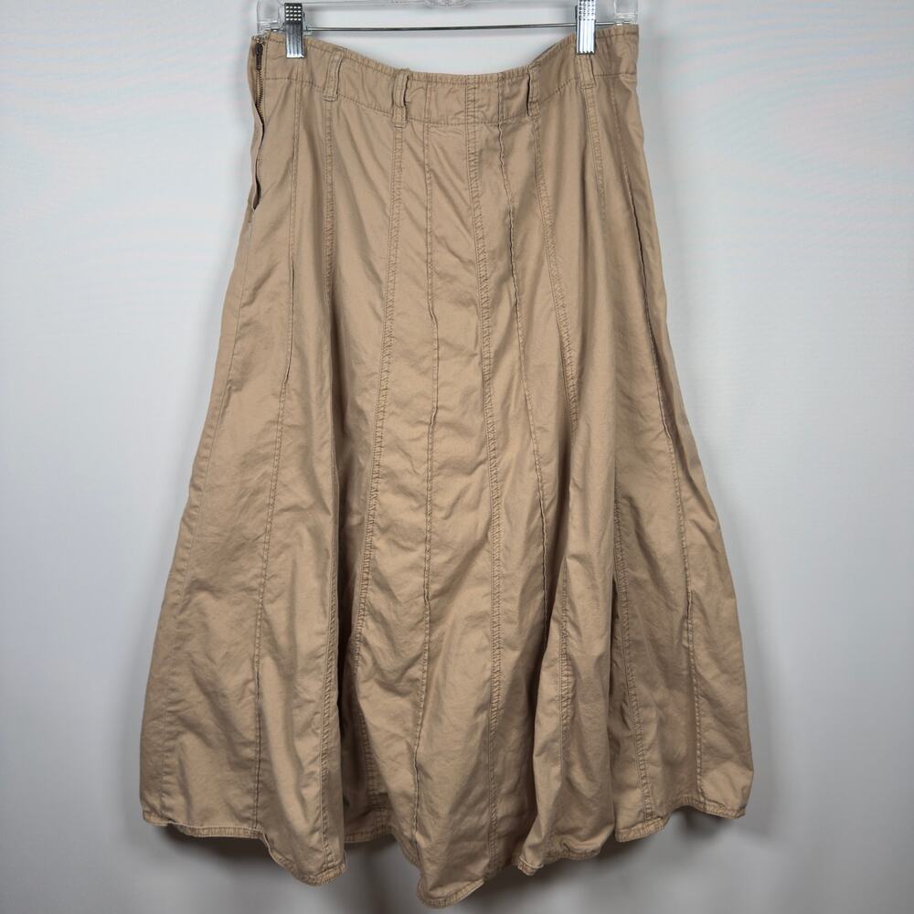 Vintage Faded Glory Women's A-line Skirt Tan Streetwear Size 14 - Picture 5 of 6